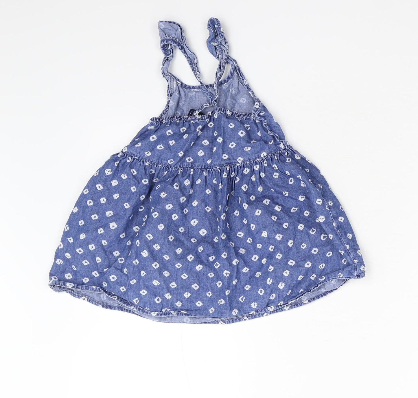 Gap Girls Blue Polka Dot  Shift  Size 3 Years