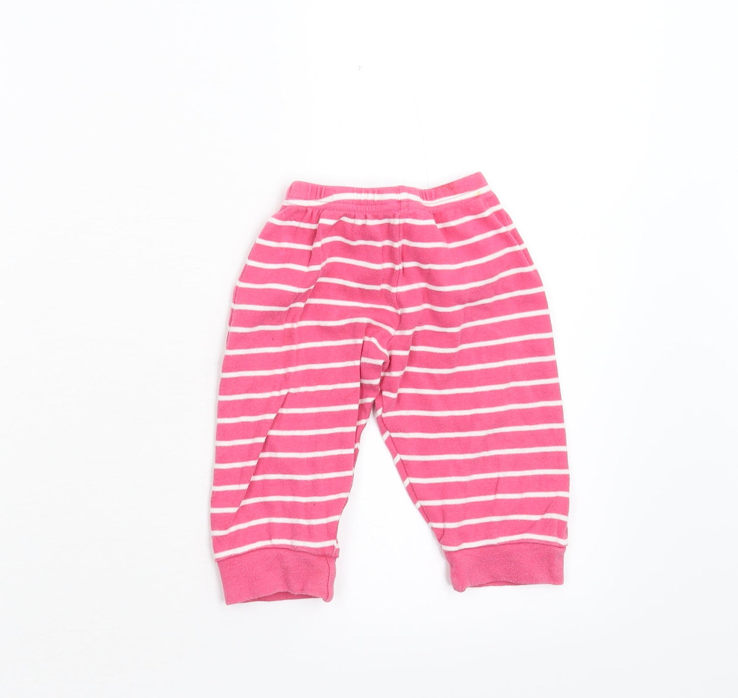 Early days Baby Pink Striped  Jogger Leggings Size 12-18 Months