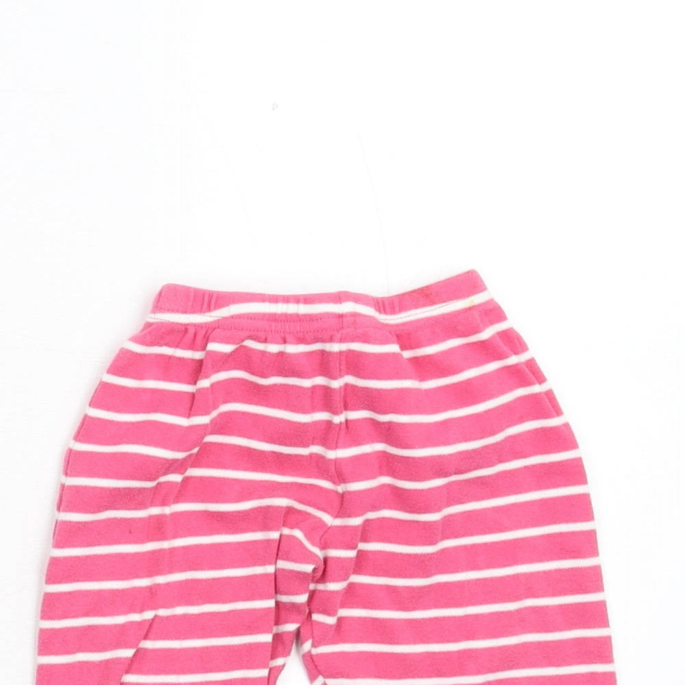 Early days Baby Pink Striped  Jogger Leggings Size 12-18 Months