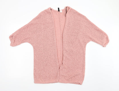 Divided Womens Pink  Knit Cardigan Jumper Size M