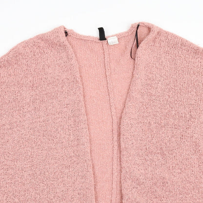 Divided Womens Pink  Knit Cardigan Jumper Size M