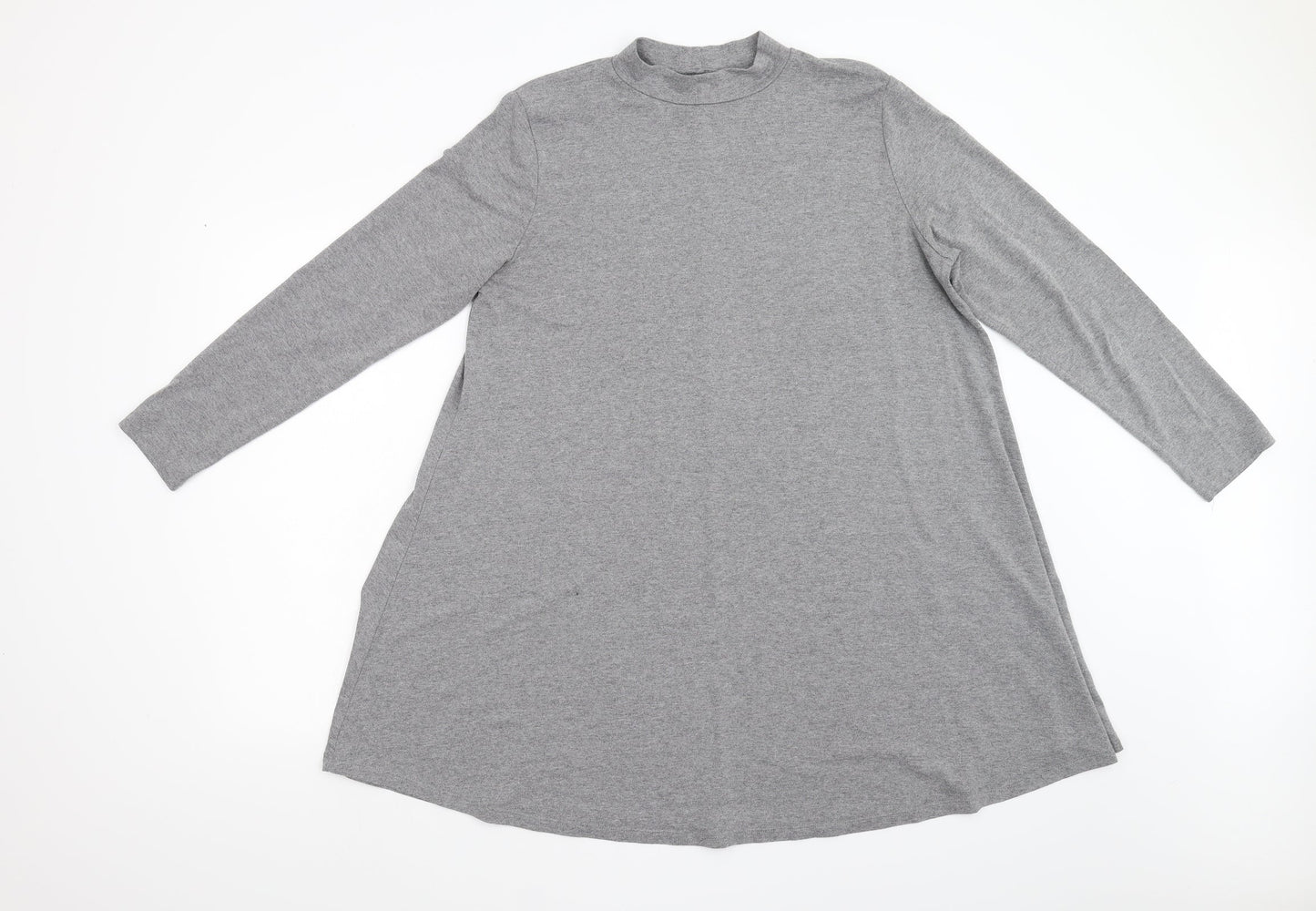 Womens UK Size M Matalan Grey Basic T-Shirt