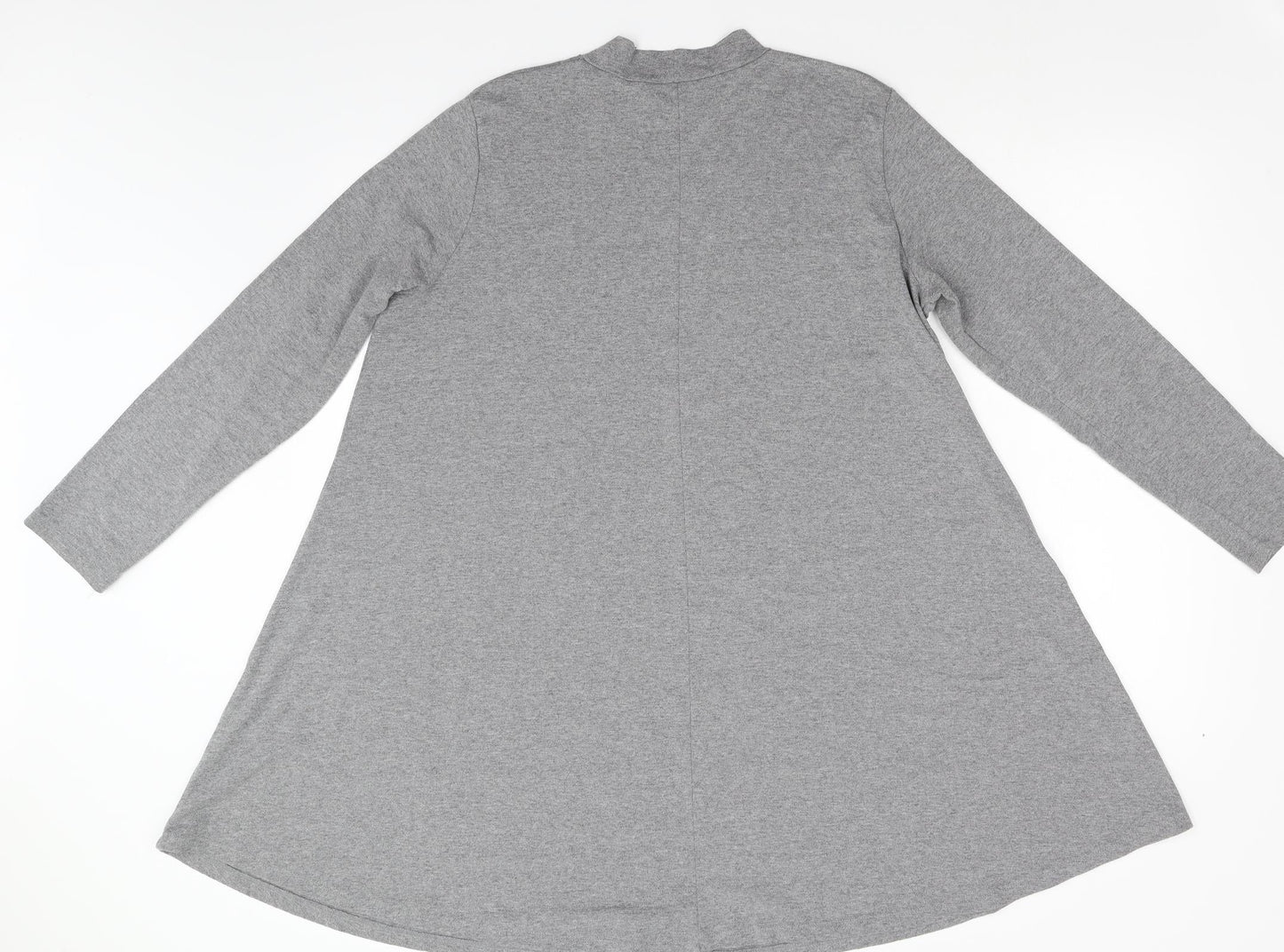 Womens UK Size M Matalan Grey Basic T-Shirt