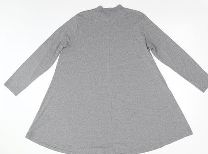 Womens UK Size M Matalan Grey Basic T-Shirt