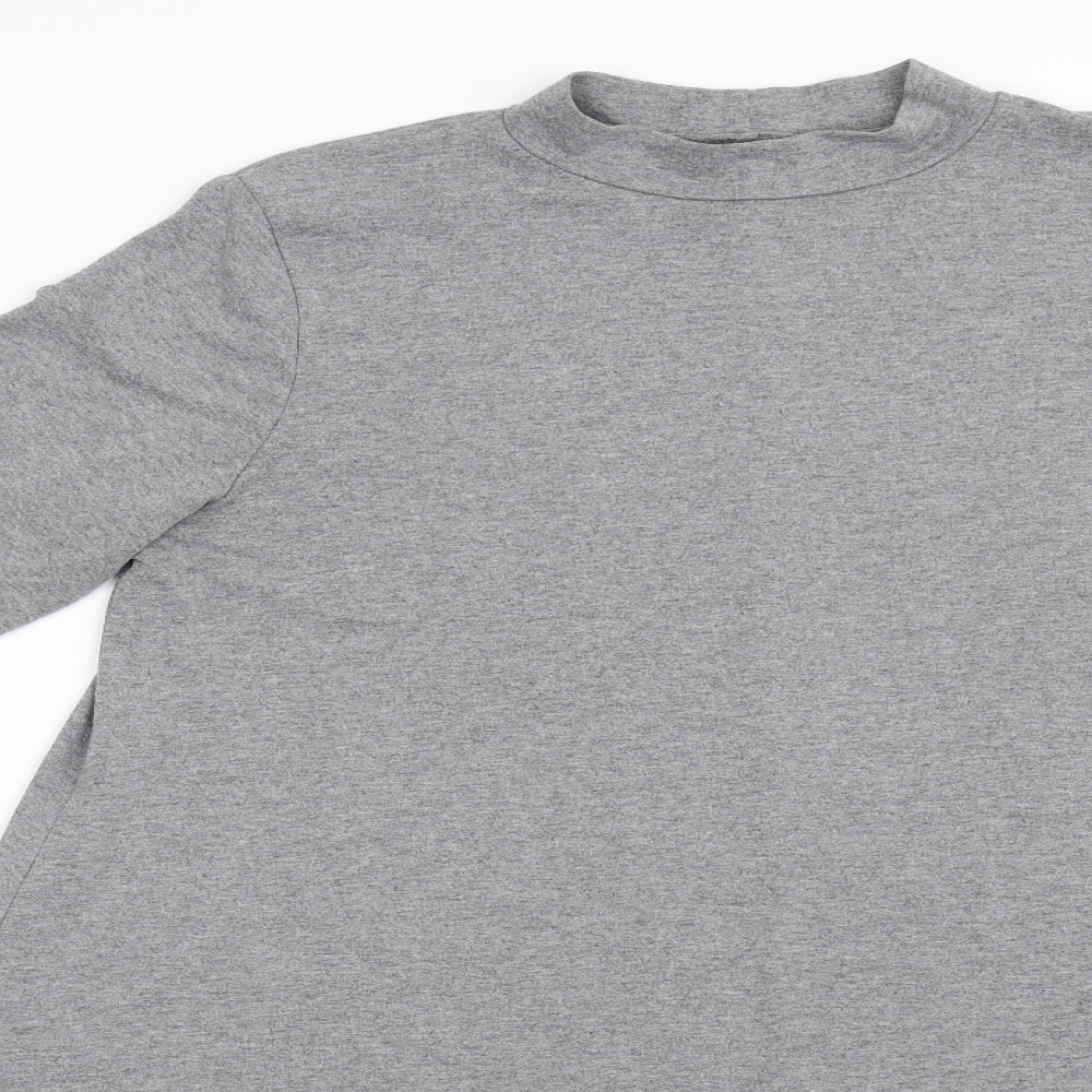 Womens UK Size M Matalan Grey Basic T-Shirt