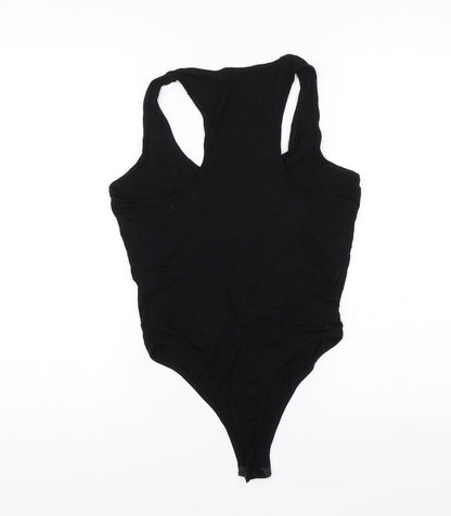 PRETTYLITTLETHING Womens Black   Bodysuit One-Piece Size 12