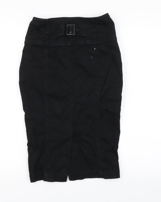 Miss Selfridge Womens Black   Straight & Pencil Skirt Size 8