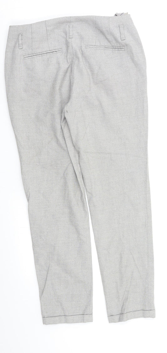 Zara Womens Grey   Dress Pants Trousers Size M L25 in