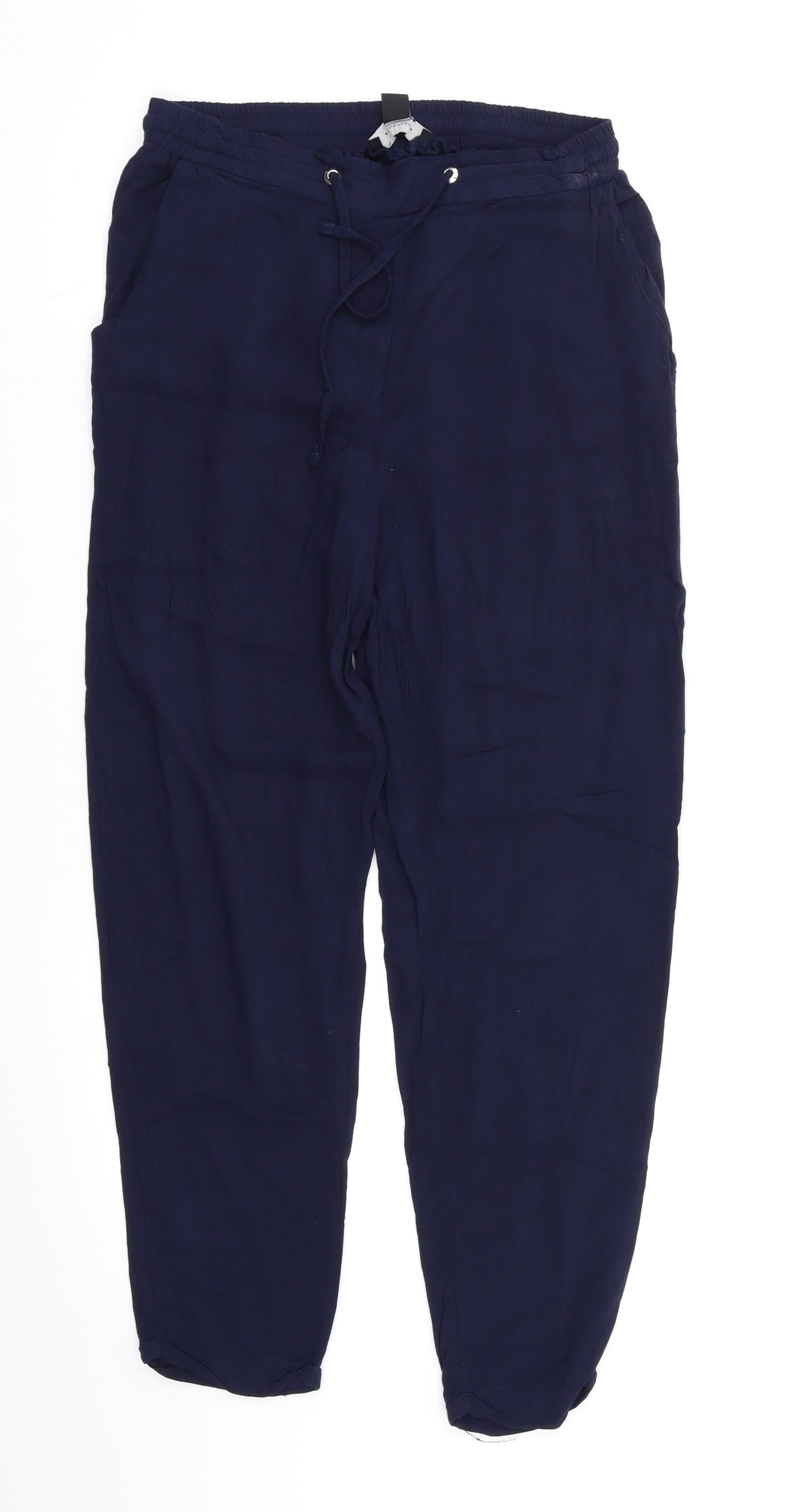 Primark Womens Blue   Trousers  Size 8 L25 in