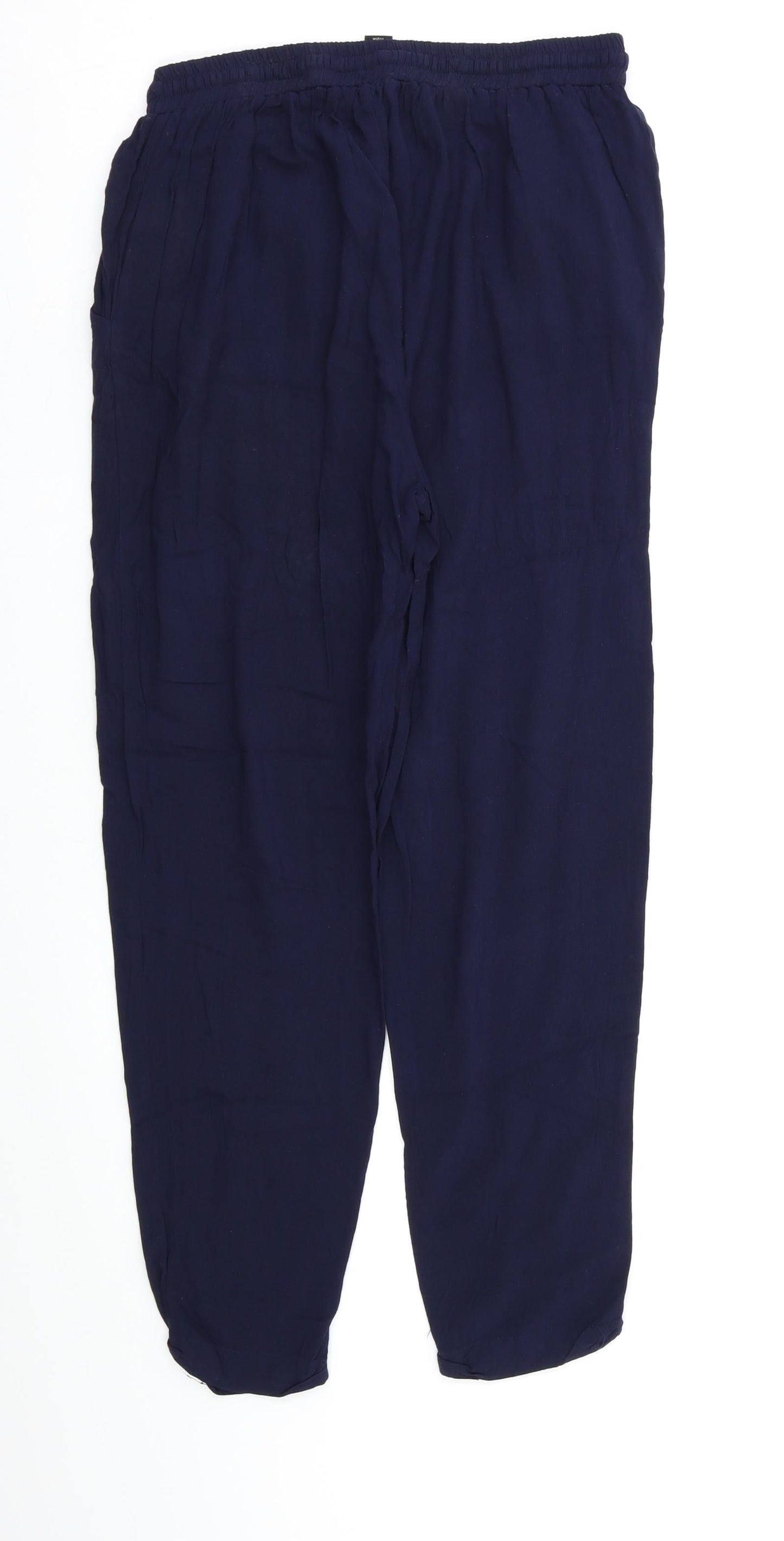 Primark Womens Blue   Trousers  Size 8 L25 in