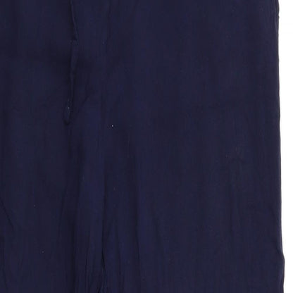 Primark Womens Blue   Trousers  Size 8 L25 in