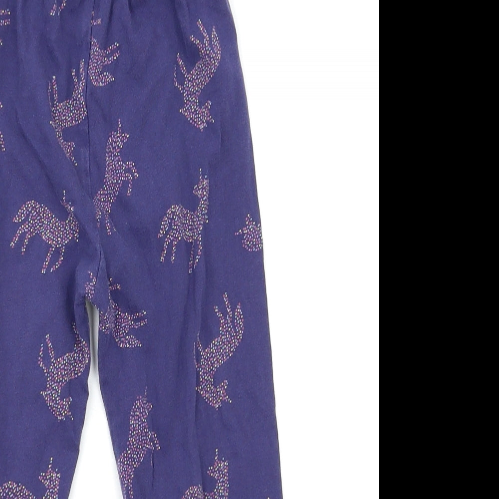 TU Girls Blue Geometric   Pyjama Pants Size 2-3 Years