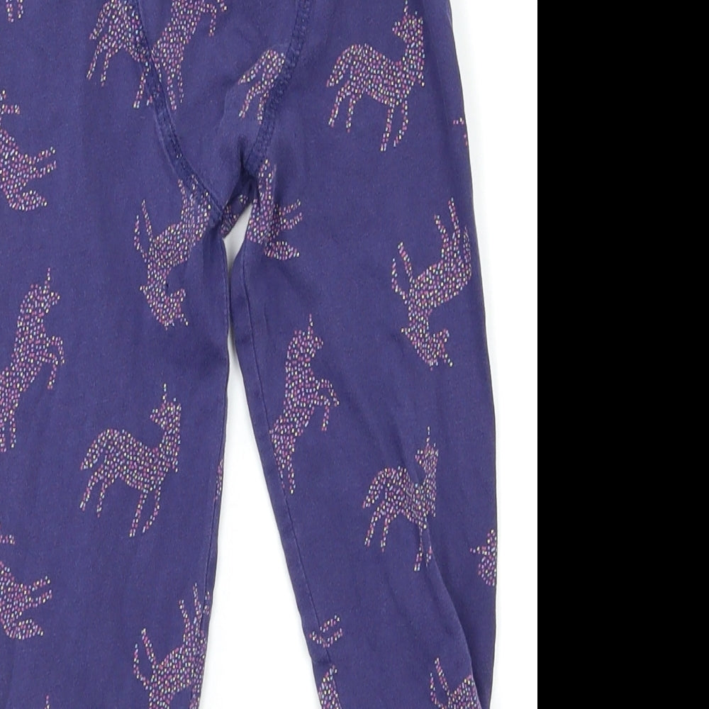 TU Girls Blue Geometric   Pyjama Pants Size 2-3 Years
