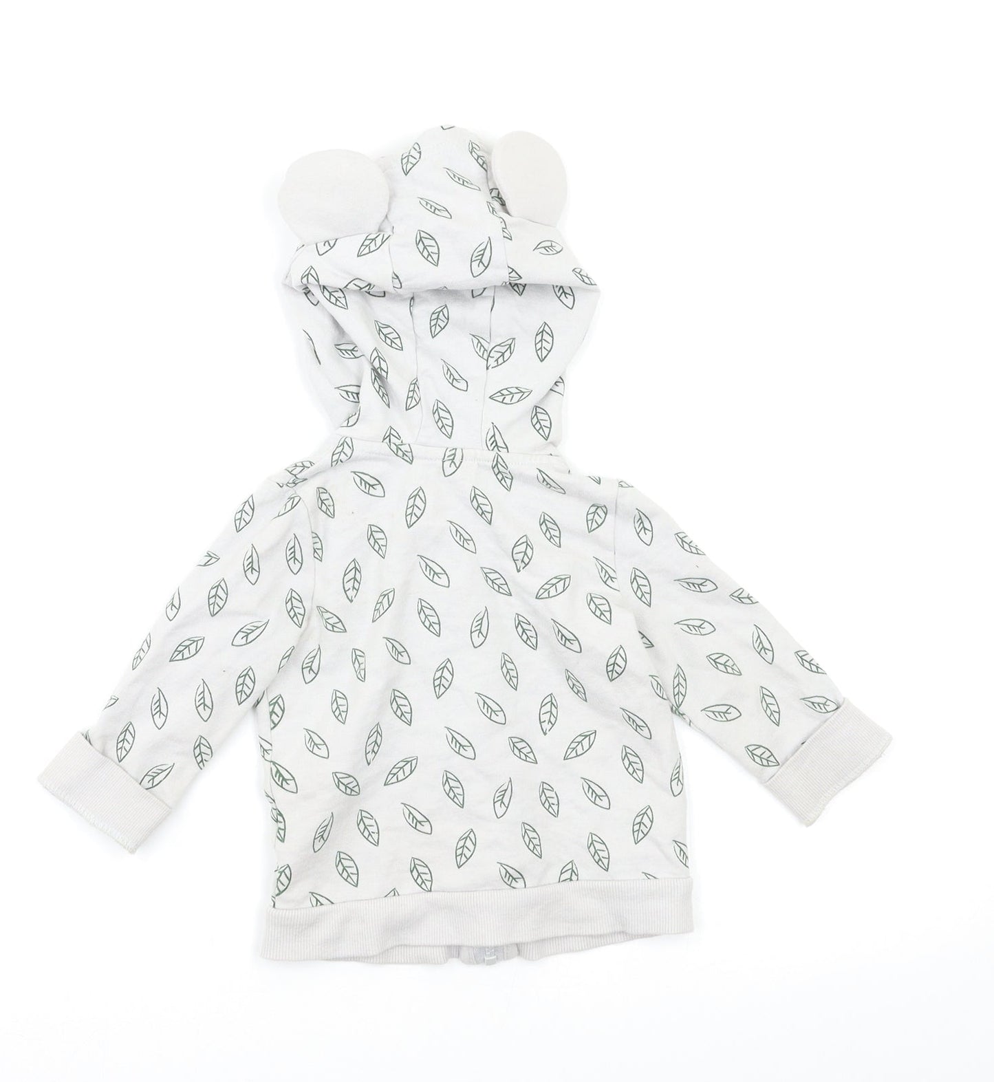 Disney Baby Grey Geometric  Full Zip Jumper Size 9-12 Months  - Mickey