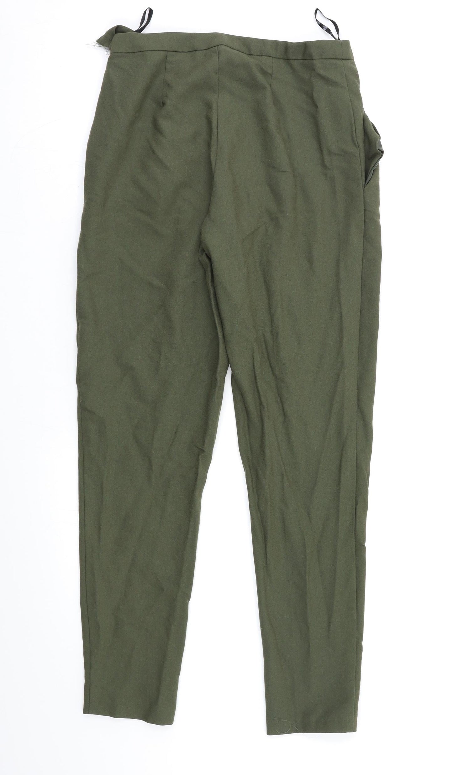 Missguided Womens Green   Trousers  Size 6 L26 in