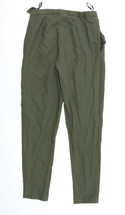 Missguided Womens Green   Trousers  Size 6 L26 in