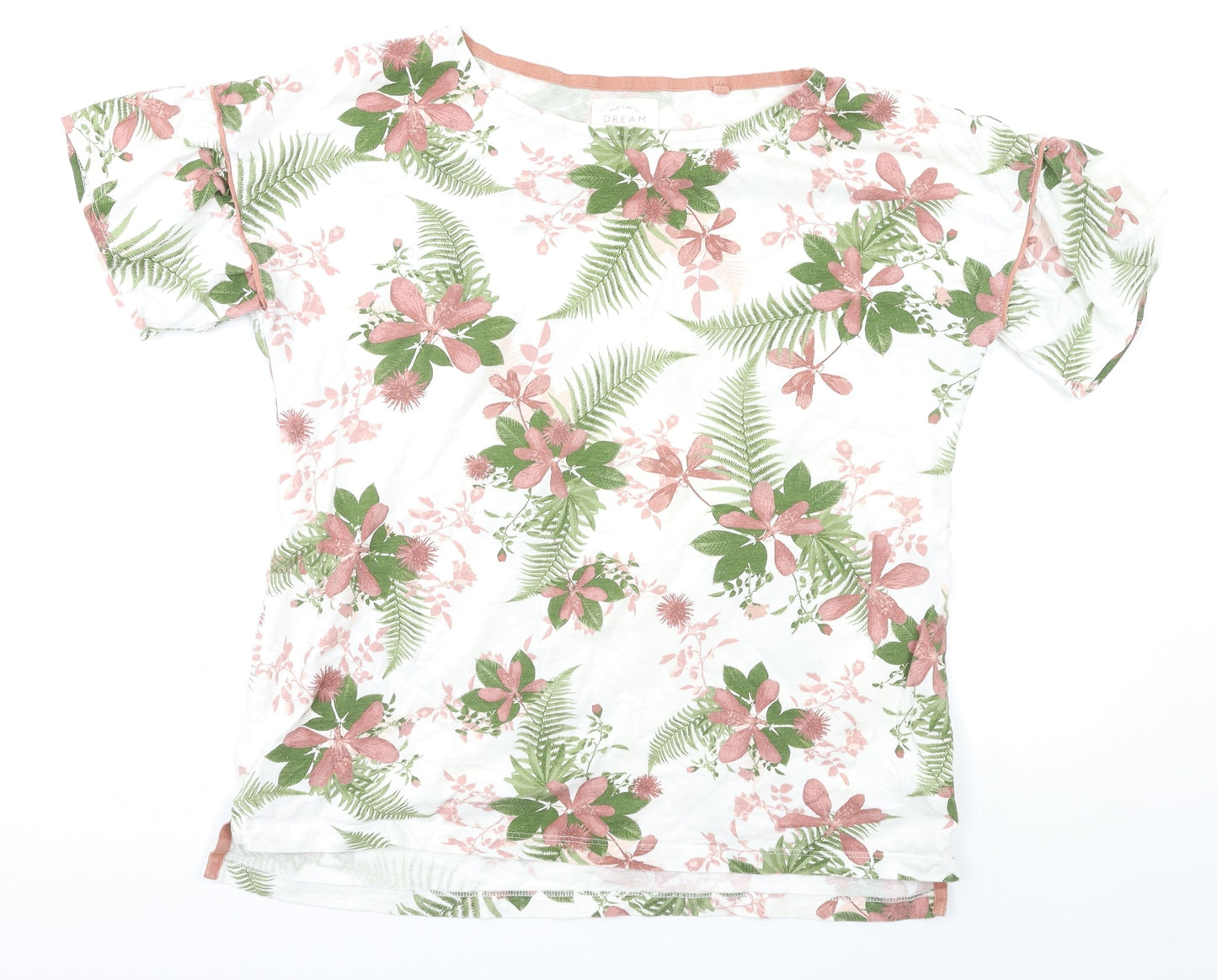 Womens UK Size M NEXT White Basic T-Shirt