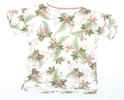 Womens UK Size M NEXT White Basic T-Shirt