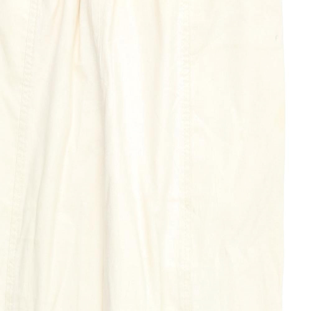 EWM Womens Beige   Cargo Trousers Size 14 L27 in