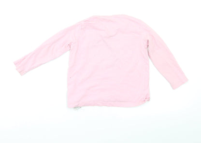 Primark Girls Pink Solid  Top Pyjama Top Size 3-4 Years