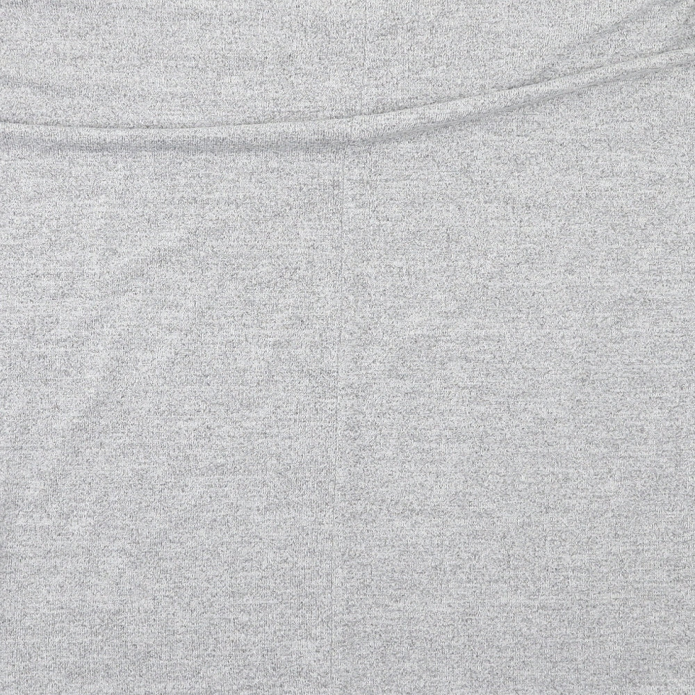Brand and care label for Body Wear women’s grey jumper, size L