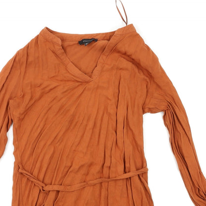 Atmosphere Womens Brown   Shirt Dress  Size 12