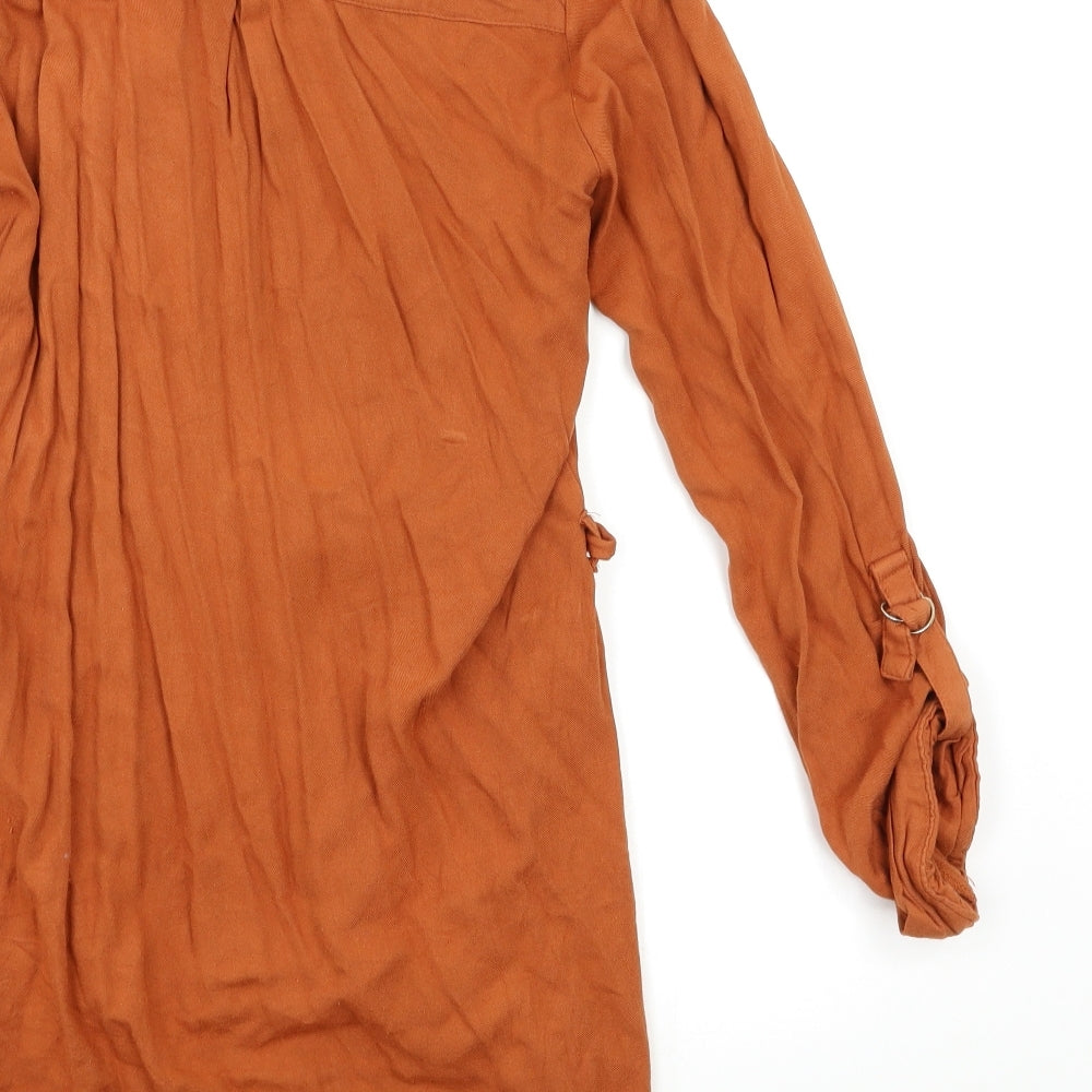 Atmosphere Womens Brown   Shirt Dress  Size 12