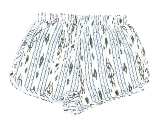 Missguided Womens Multicoloured Geometric  Bermuda Shorts Size 10