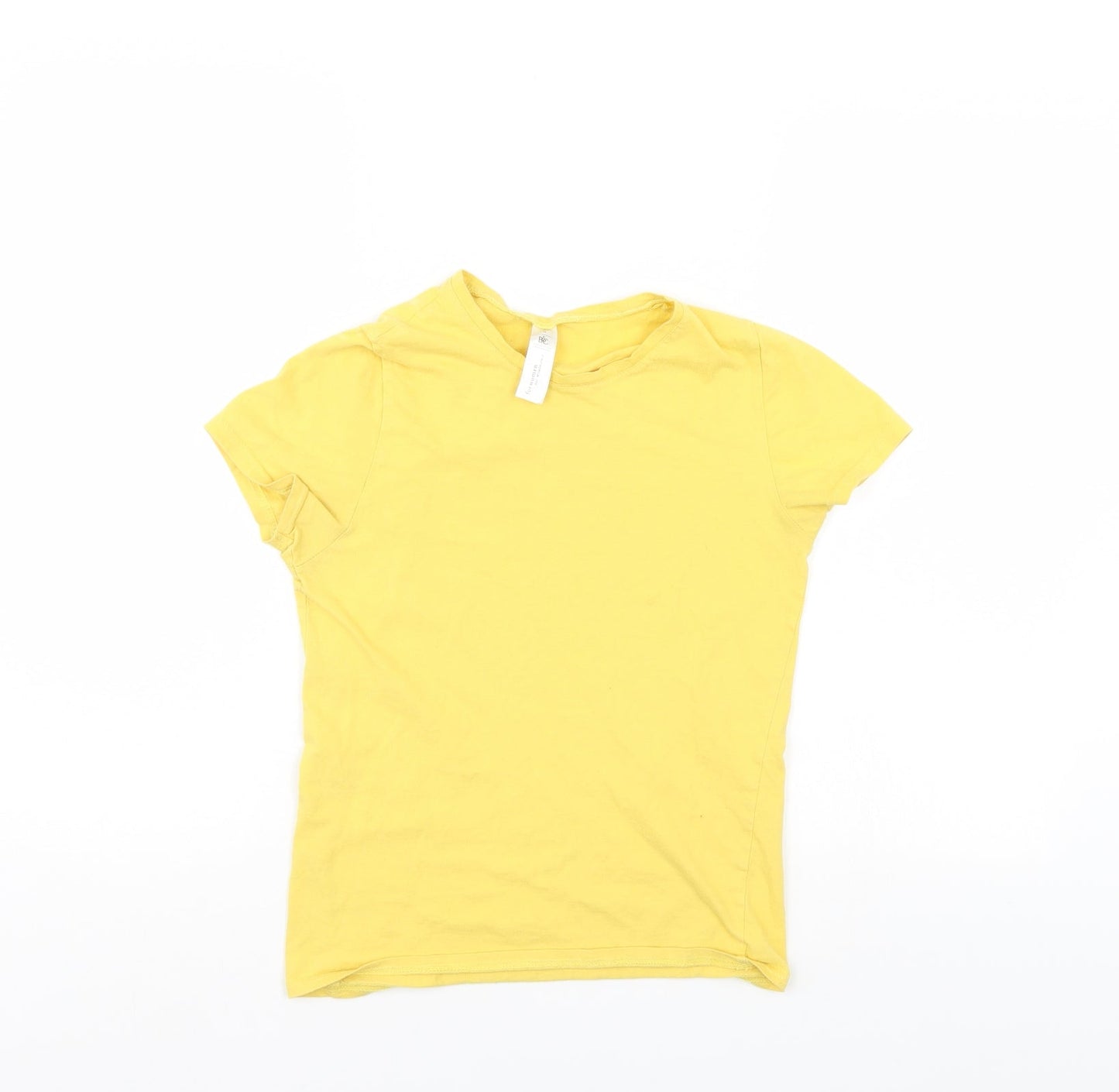 B&C Womens Yellow   Basic T-Shirt Size M