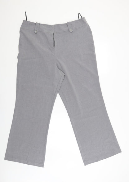 Florence & Fred Womens Grey   Capri Trousers Size 18 L29 in