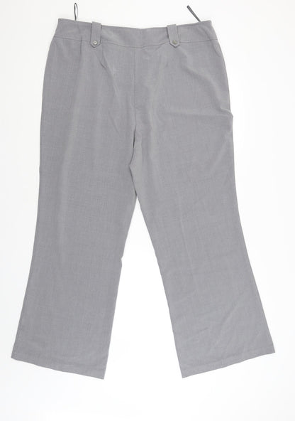 Florence & Fred Womens Grey   Capri Trousers Size 18 L29 in