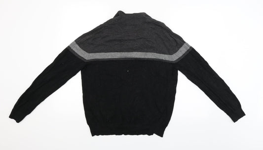 TU Mens Black   Pullover Jumper Size S