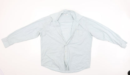 Roys Mens Green    Button-Up Size 17