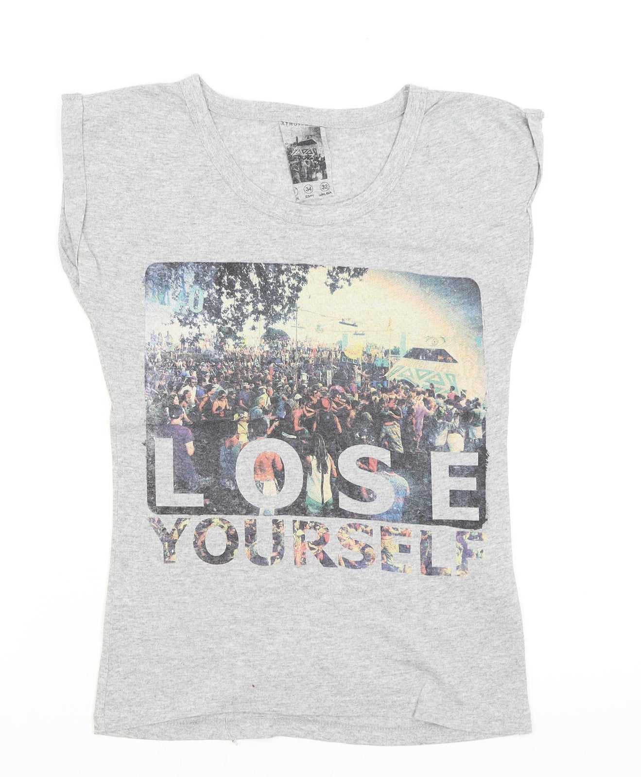 Preworn Mens Grey    T-Shirt Size S