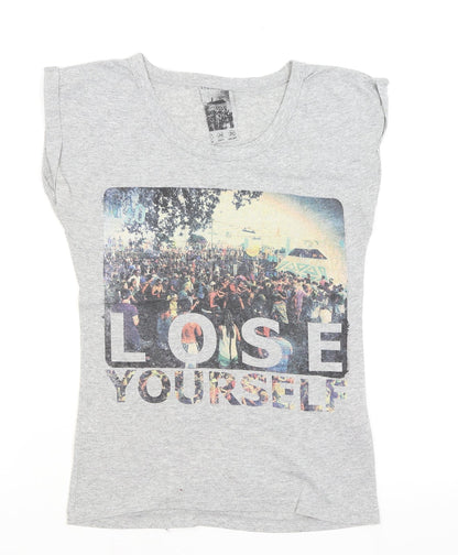 Preworn Mens Grey    T-Shirt Size S