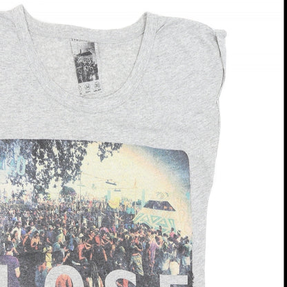 Preworn Mens Grey    T-Shirt Size S