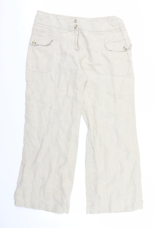 Primark Mens Brown   Capri Trousers Size 16 L28 in