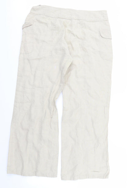 Primark Mens Brown   Capri Trousers Size 16 L28 in