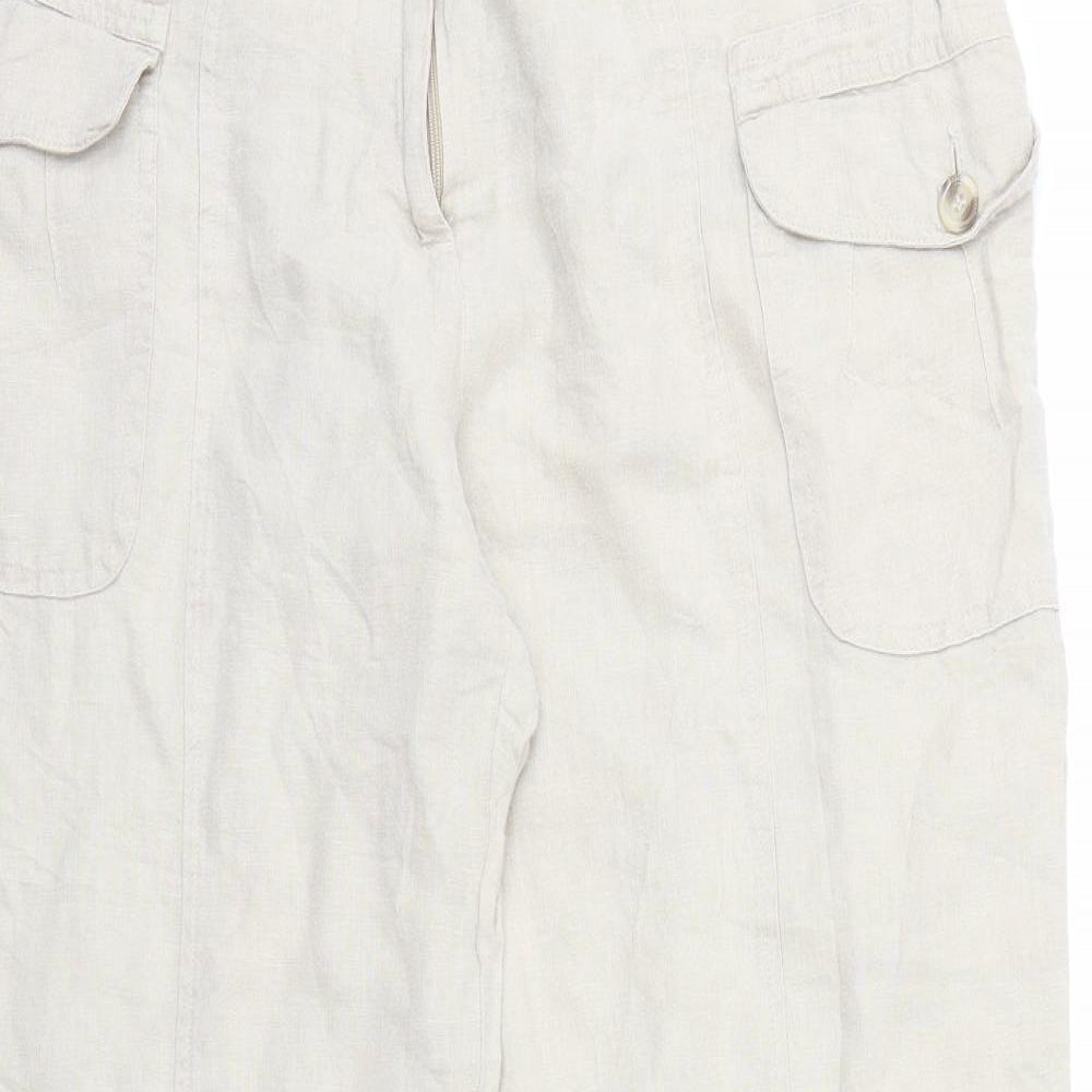 Primark Mens Brown   Capri Trousers Size 16 L28 in