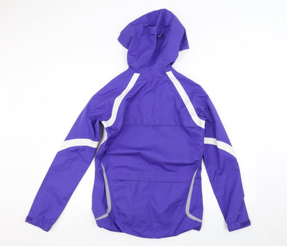 F&F Womens Purple   Rain Coat Coat Size 8