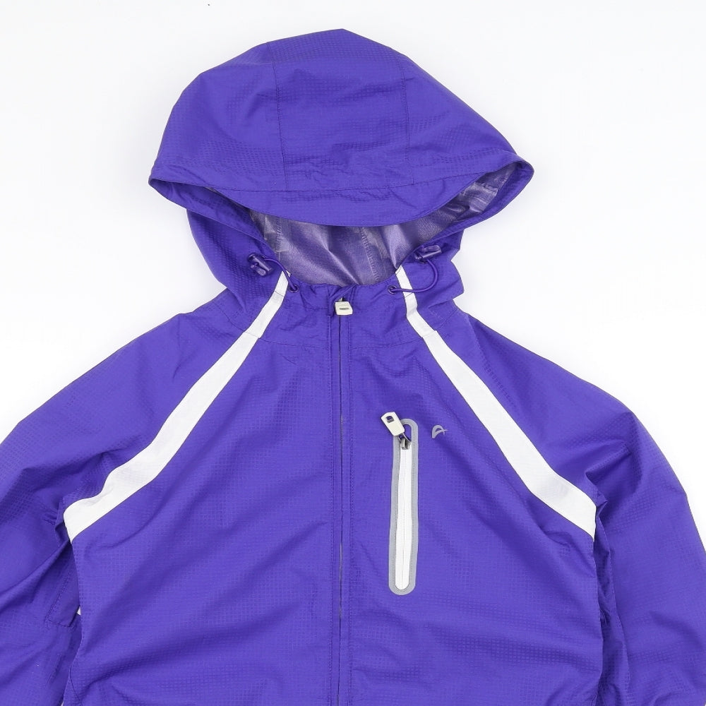 F&F Womens Purple   Rain Coat Coat Size 8