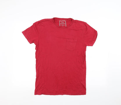 NEXT Mens Red    T-Shirt Size S