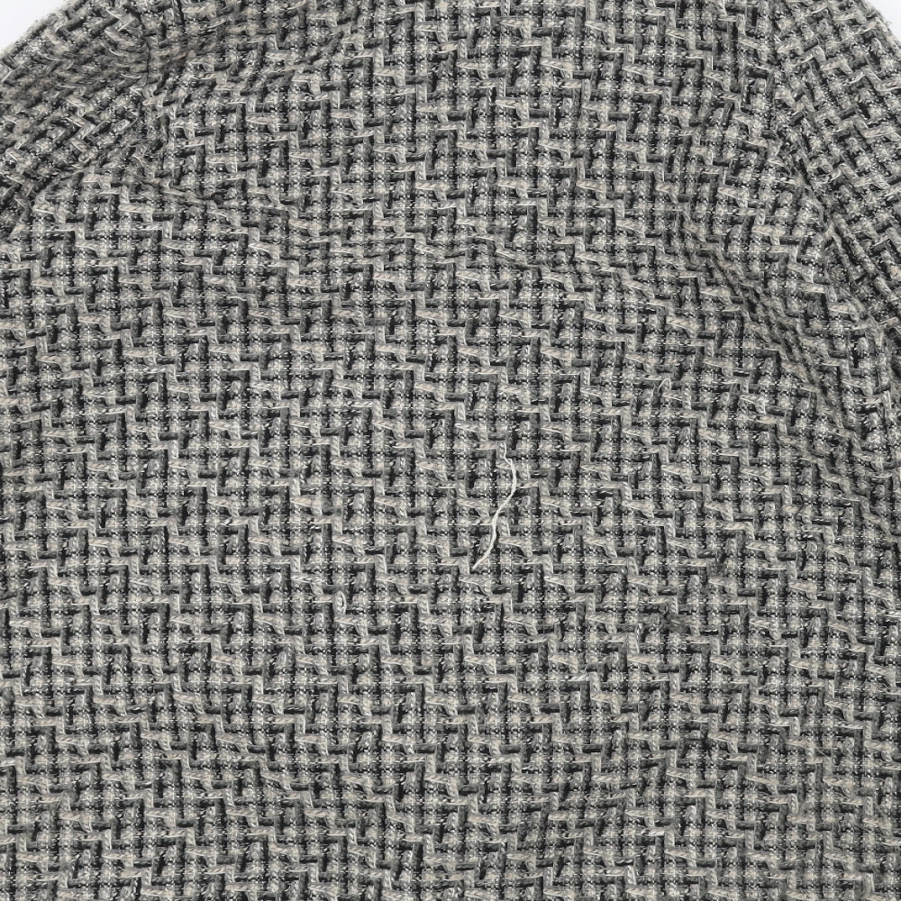Womens UK Size L debinhams Grey Pea Coat