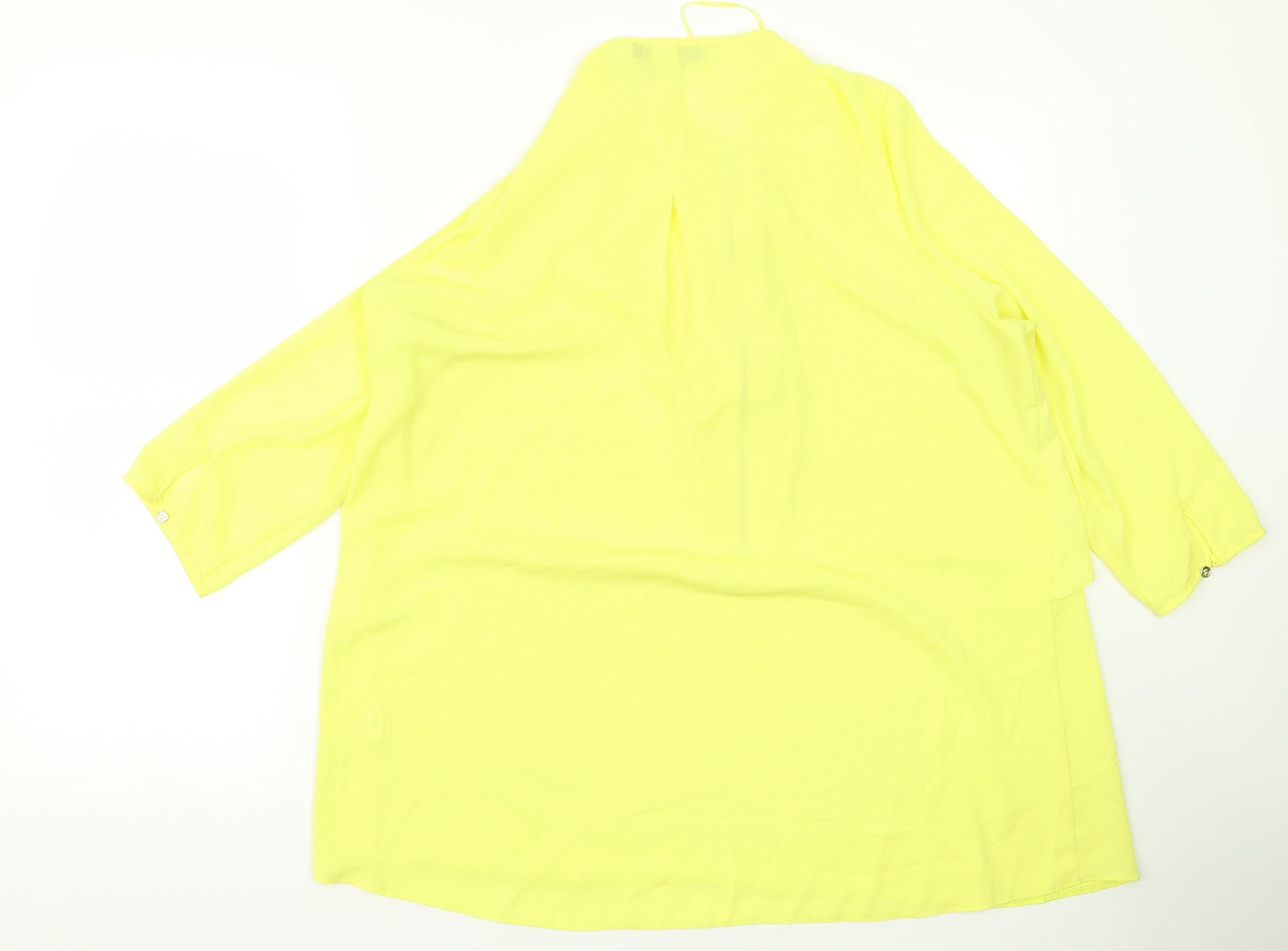 Atmosphere Womens Yellow   Basic Blouse Size 12