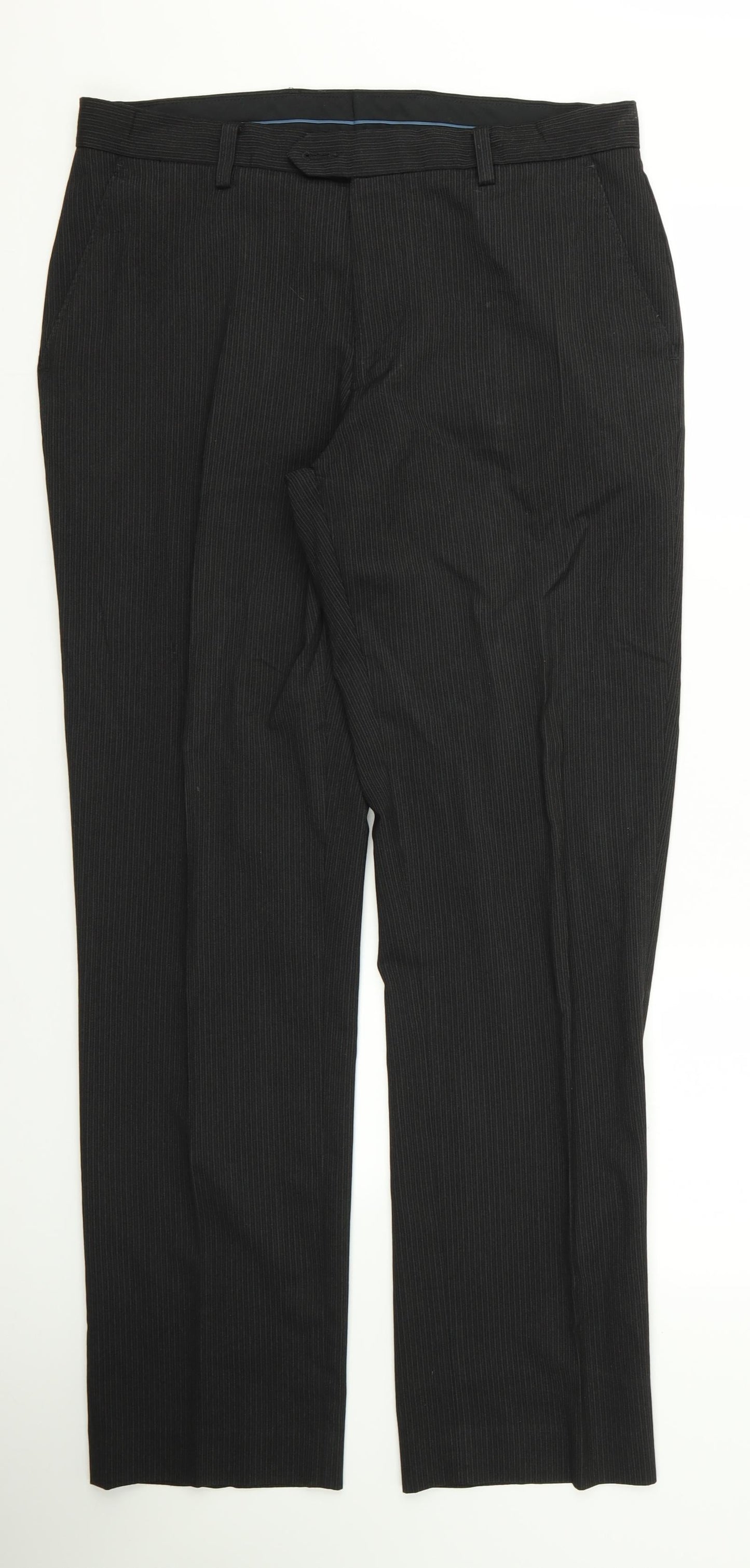 F&F Womens Black   Trousers  Size 34 L31 in