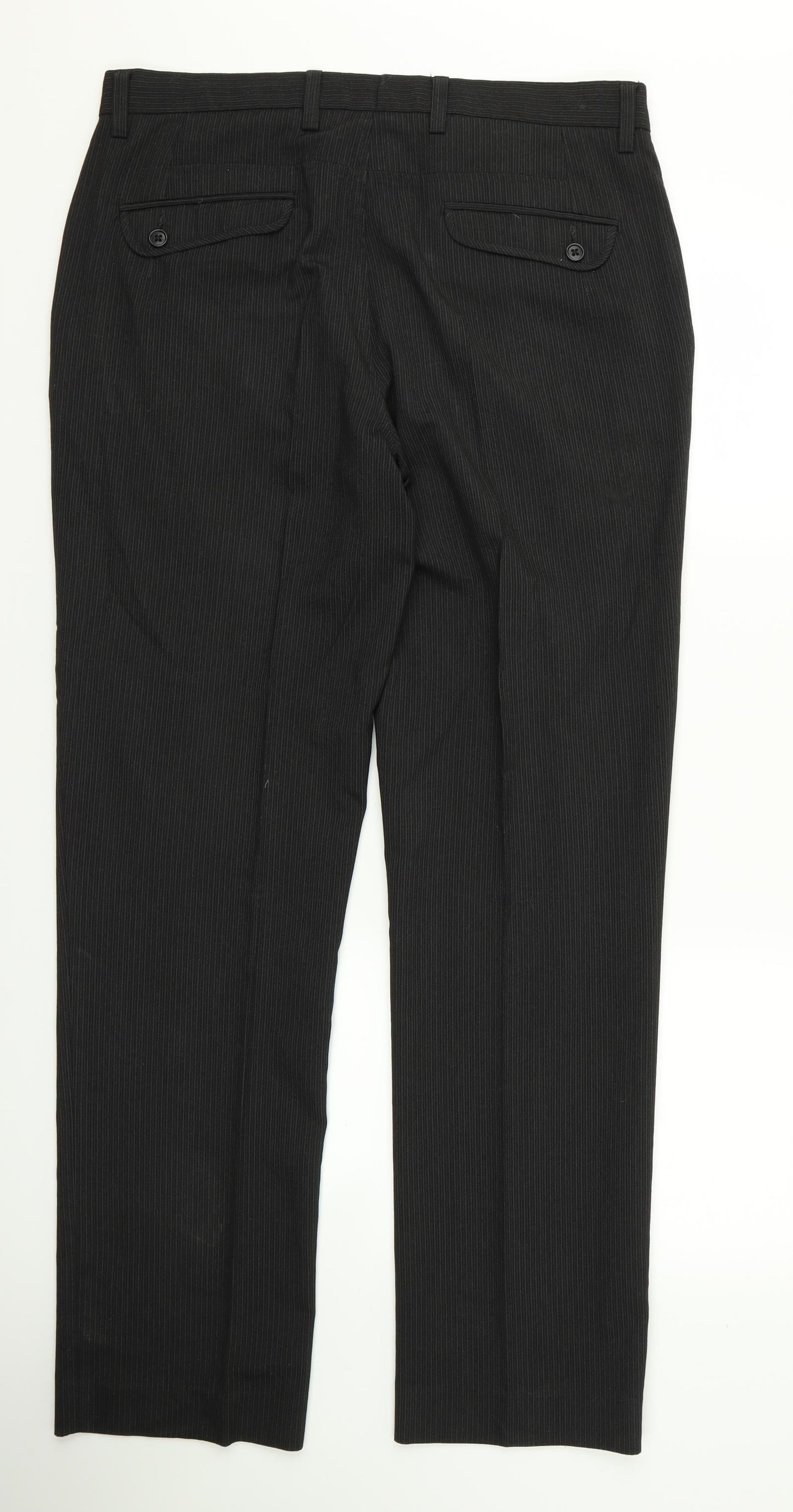 F&F Womens Black   Trousers  Size 34 L31 in