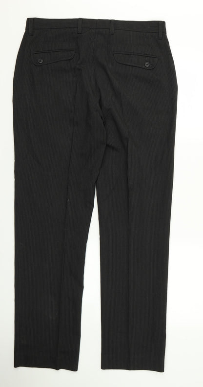 F&F Womens Black   Trousers  Size 34 L31 in