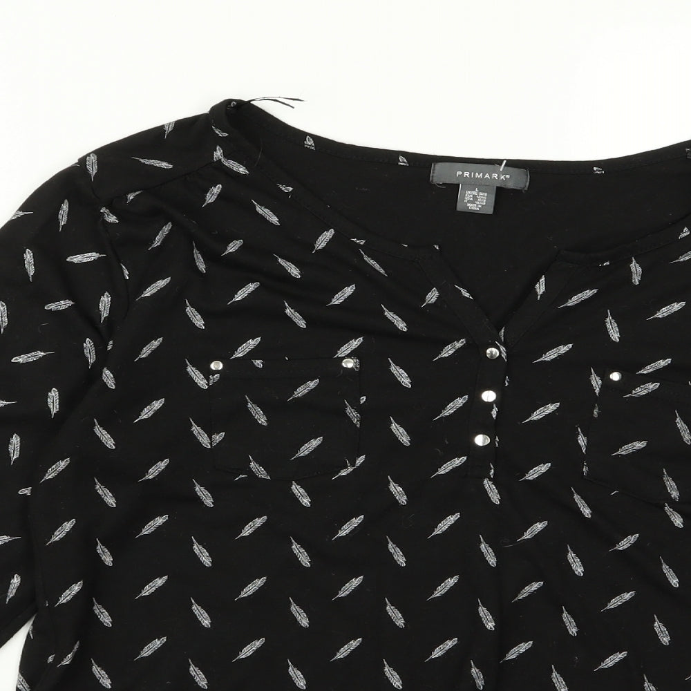 Primark Womens Black   Basic Blouse