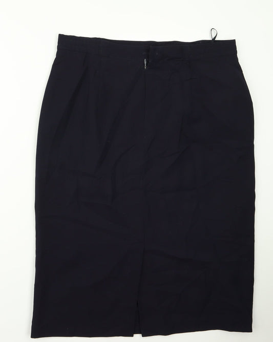 Basler Womens Black  Rayon Straight & Pencil Set Size 34