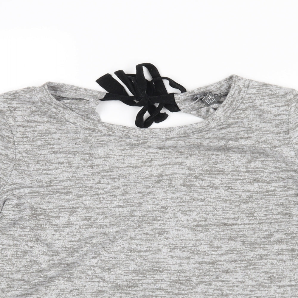 Primark Womens Grey   Basic Blouse Size 6